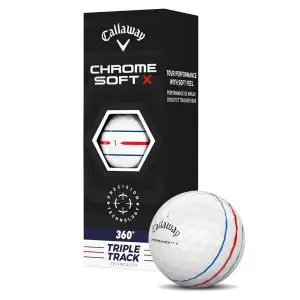 Pelotas Callaway Chrome Soft X Triple Track (Tubo)