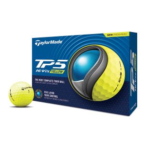Pelotas Taylormade TP5 Hi Vis Amarillo