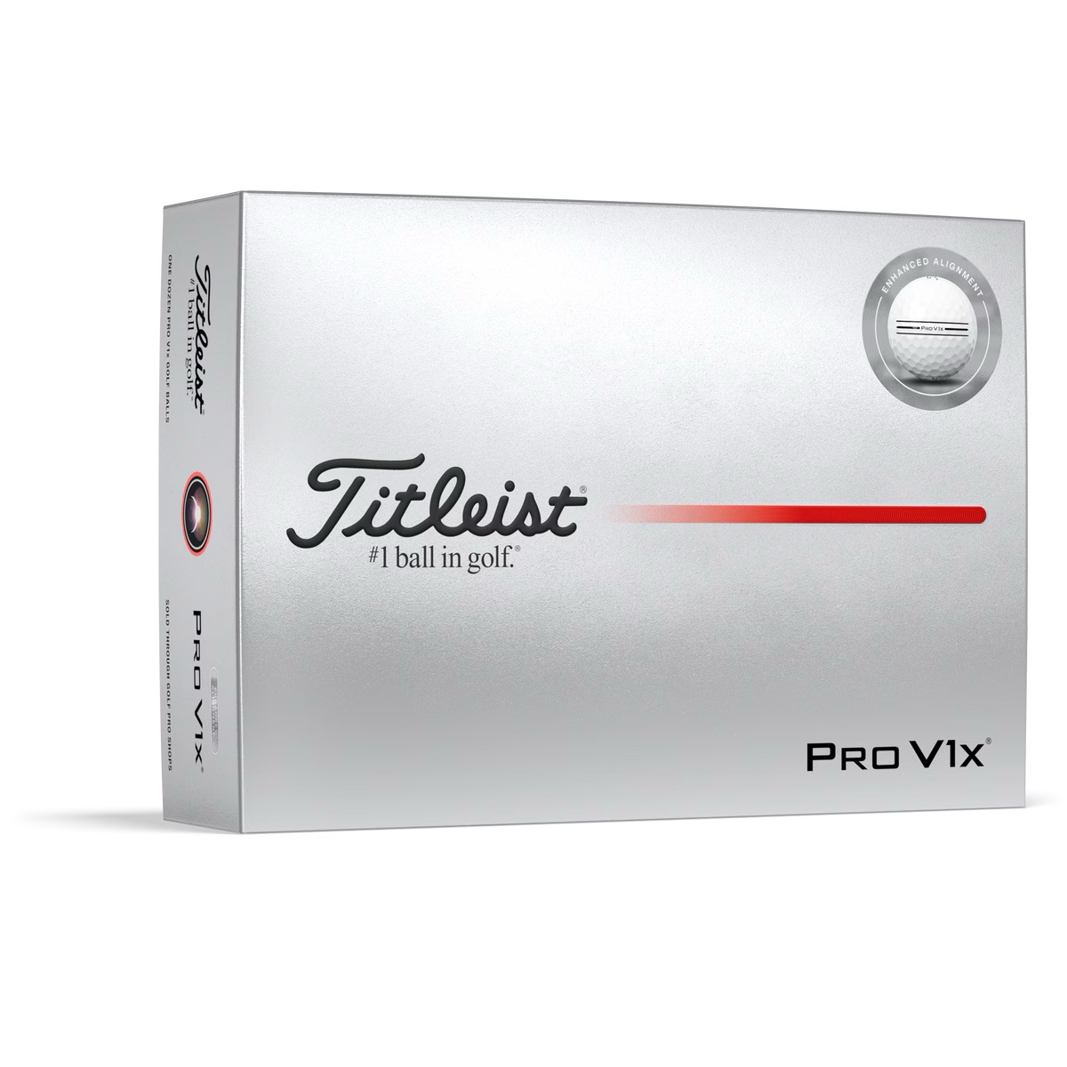 Pelotas Titleist Pro V1x Enhanced Alignment 2026 1 Pelotas Titleist Pro V1x Alignment - Imagen 1